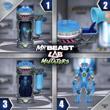 MR. BEAST LAB - Mutator Action Figs -Stealth Panther (20346) [FIGURKA]