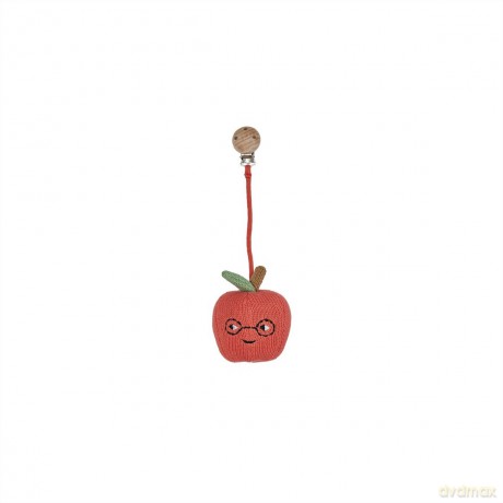 OYOY Mini - Yummy Apple Pram Toy Clip - Red (M107687)