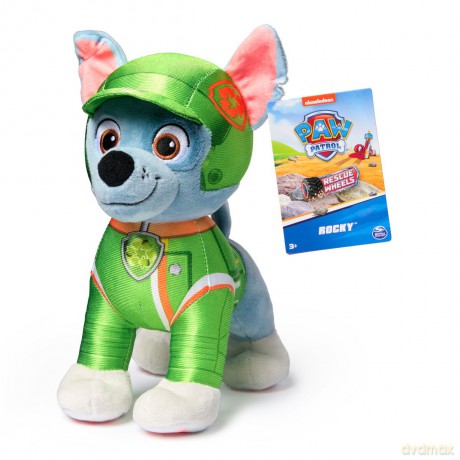 Paw Patrol - Rescue Wheels - Maskotka Psi Patrol - Rocy (19cm)
