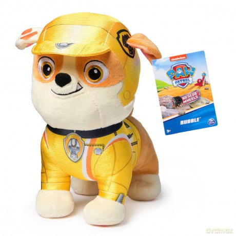 Paw Patrol - Rescue Wheels - Maskotka Psi Patrol - Rubble (19cm)