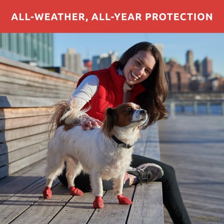 PAWZ - Dog boots S - Red (632.8046)
