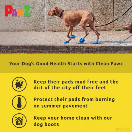 PAWZ - Dog boots Xxs - Yellow (632.8042)
