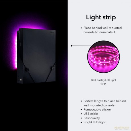 Pink LED wire light - Add on to your FLOATING GRIPÂŽ-mount