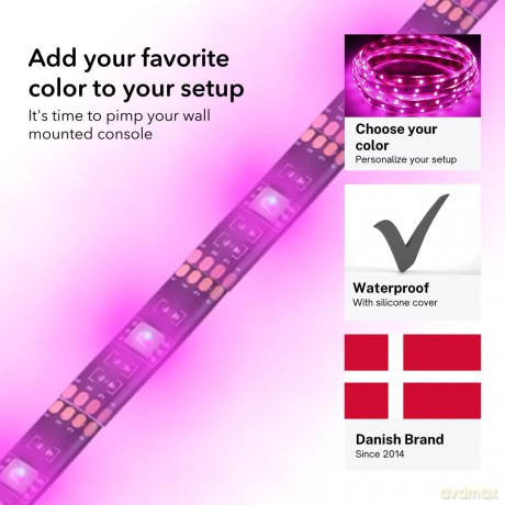Pink LED wire light - Add on to your FLOATING GRIPÂŽ-mount