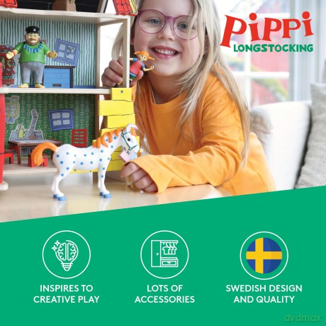 Pippi LangstrĂ¸mpe - Tommy and Annika - Pippi's Friends Set (18098) [FIGURKA]