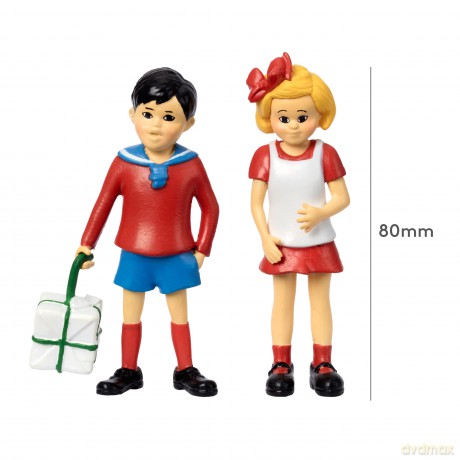 Pippi LangstrĂ¸mpe - Tommy and Annika - Pippi's Friends Set (18098) [FIGURKA]