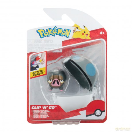 Pokemon - Clip N Go Lechonk With Heavy Ball (PKW3633) [FIGURKA]