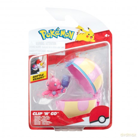 Pokemon - Clip N Go Tinkatink With Heal Ball (PKW3631) [FIGURKA]