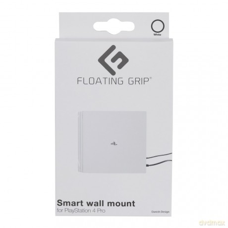 PS4 Pro wall mount by FLOATING GRIPÂŽ, White
