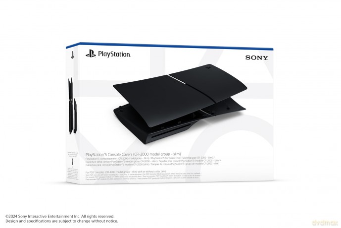 PS5 Standard SLIM Cover - Midnight Black