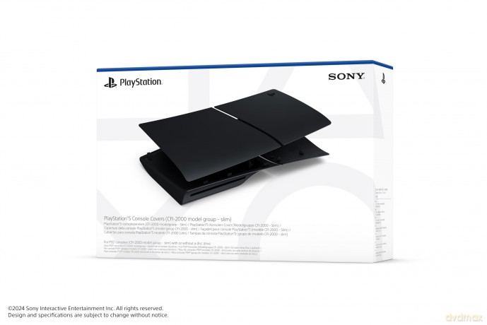 PS5 Standard SLIM Cover - Midnight Black