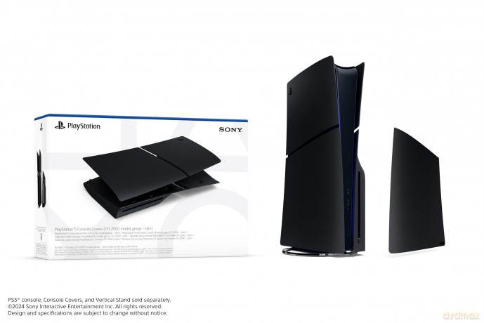 PS5 Standard SLIM Cover - Midnight Black