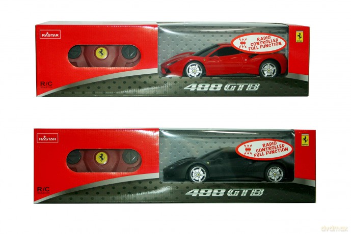 Rastar - R/C 1:24 Ferrari 488 Gtb Matt Black (23030)