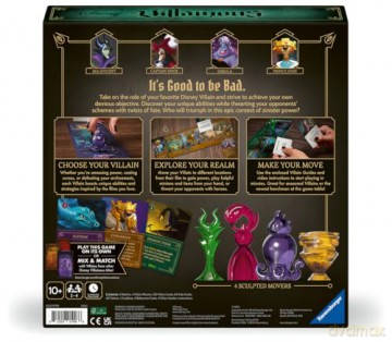 Ravensburger - Disney Villainous Intro to Evil EN (10822891) [GRA PLANSZOWA]