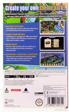 RollerCoaster Tycoon (Adventures Deluxe) [GRA SWITCH]