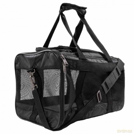 SHERPA - Deluxe Pet Carrier Black Large 48x30x29cm Max 10kg - (786306550356)