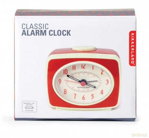 Small Classic Alarm Clock Red (AC14-RD-EU)