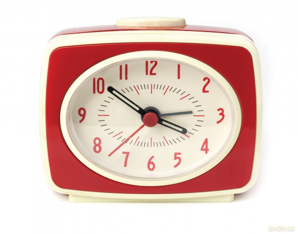 Small Classic Alarm Clock Red (AC14-RD-EU)
