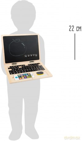 Small Foot - Wooden Laptop with Magnet Board (I-SF11193)