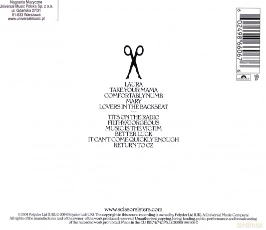 Scissor Sisters: Scissor Sisters Eu [CD]