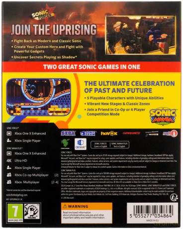 Sonic Mania Plus and Sonic Forces Double Pack [GRA XBOX ONE]