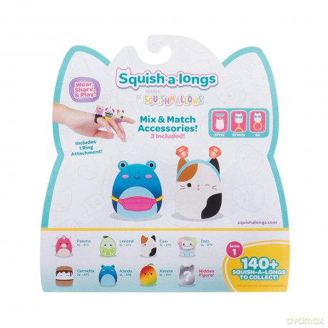 Squishalongs - 2,5 cm 8 Pack Asst (2420121)