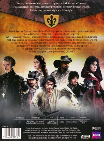 Muszkieterowie sezon 1 (BBC) [3DVD]