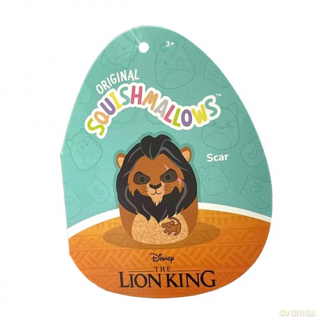 Squishmallows - 20 cm Disney Lion King 30th Anniversary Plush - Scar