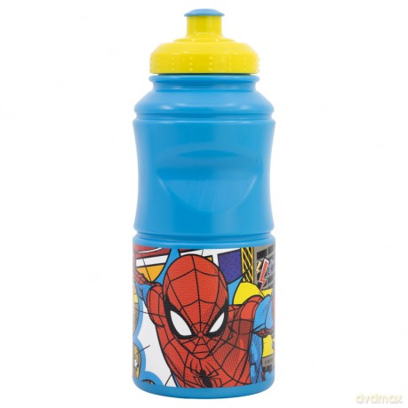Stor - Easy hold sports water bottle, 380 ml - Spiderman (088808722-74755-12)