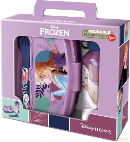 Stor - Zestaw Śniadaniówka + Bidon - Kraina Lodu Frozen (088808704-74263)