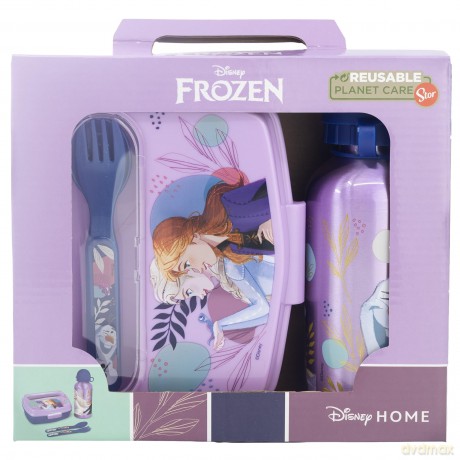 Stor - Zestaw Śniadaniówka + Bidon - Kraina Lodu Frozen (088808704-74263)