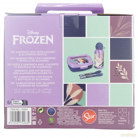Stor - Zestaw Śniadaniówka + Bidon - Kraina Lodu Frozen (088808704-74263)