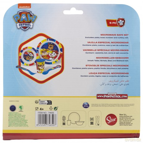 Stor - Microwavable Lunch set - Paw Patrol (088808705-74650)