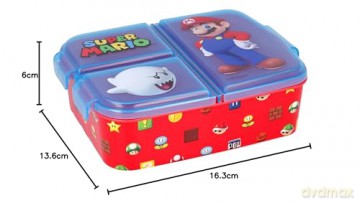 Stor - Multi compartment sandwich box - Super Mario (088808735-21420)