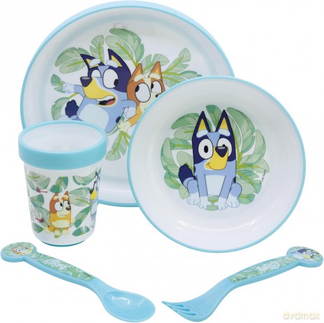 Stor - Non Slip Lunch Set - Bluey (088808705-50601)