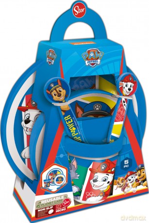 Stor - Antypoślizgowy Zestaw Obiadowy - Psi Patrol Paw Patrol (088808705-74681)