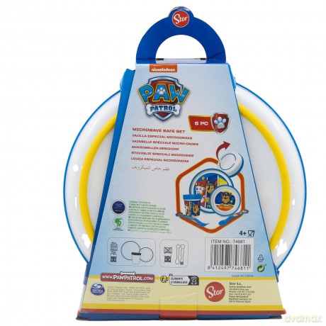 Stor - Antypoślizgowy Zestaw Obiadowy - Psi Patrol Paw Patrol (088808705-74681)
