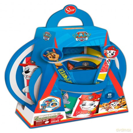 Stor - Antypoślizgowy Zestaw Obiadowy - Psi Patrol Paw Patrol (088808705-74681)