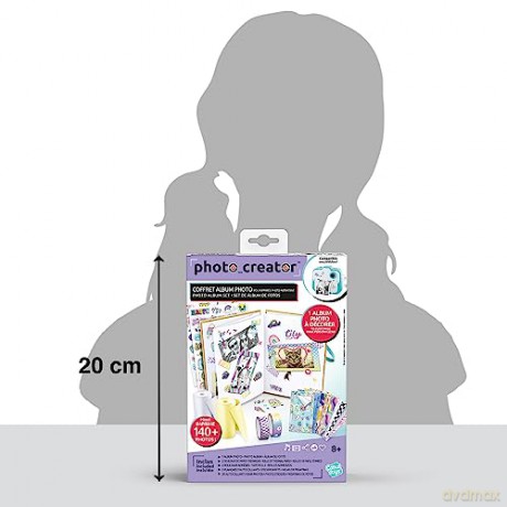 Canal Toys Zestaw albumów do natychmiastowego drukowania - kompatybilny z twórcami - z 2 rolkami papieru, 2 arkuszami naklejek i 20 samoprzylepnymi ramkami na zdjęcia
