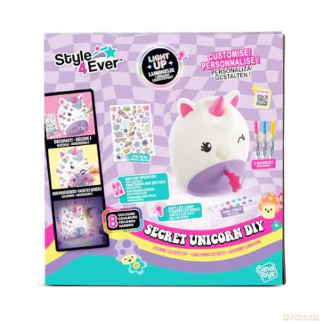 Style 4 Ever - Secret Deco DIY Unicorn Lamp (301)
