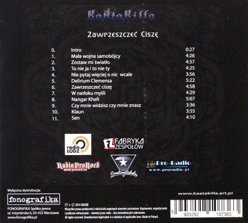 Kaatakilla: Zawrzeszczeć Ciszę (digipack) [CD]