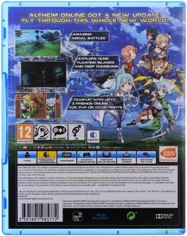 Sword Art Online 3: Lost Songs [GRA PS4]