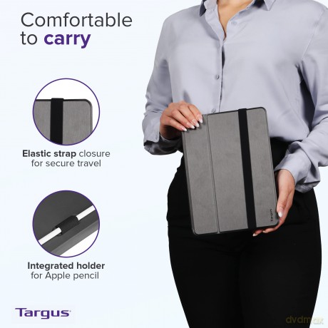 Targus - Click-In Case for iPad (9th/8th/7th gen.) 10.2 10.5 - Black