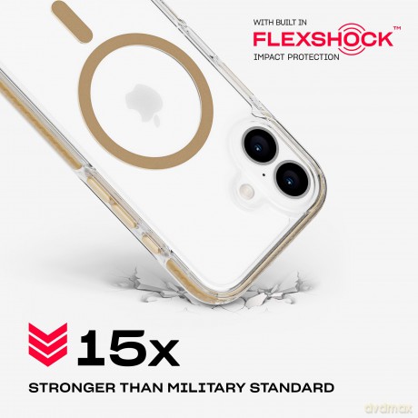 Tech21 - Evo Crystal - Cover - iPhone 16 - MagSafe - Gold
