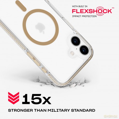 Tech21 - Evo Crystal - Cover - iPhone 16 Plus - MagSafe - Gold