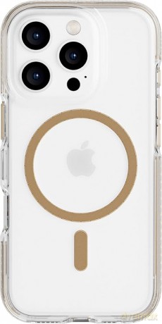 Tech21 - Evo Crystal - Cover - iPhone 16 Pro - Crystal MagSafe - Gold