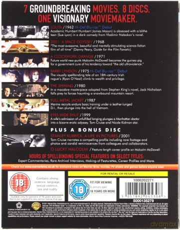 Stanley Kubrick: Visionary Filmmaker Collection [8xBlu-ray]