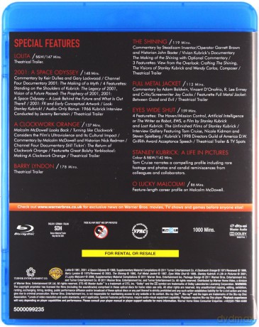 Stanley Kubrick: Visionary Filmmaker Collection [8xBlu-ray]