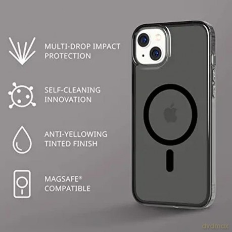 Tech21 - Evo Tint MagSafe iPhone 14 Ash Cover - Black