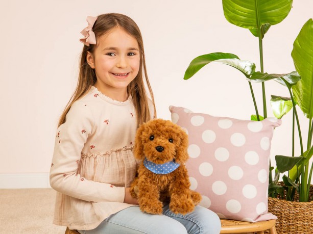 Teddy Hermann - Sitting Goldendoodle 30 cm - (TH919773)